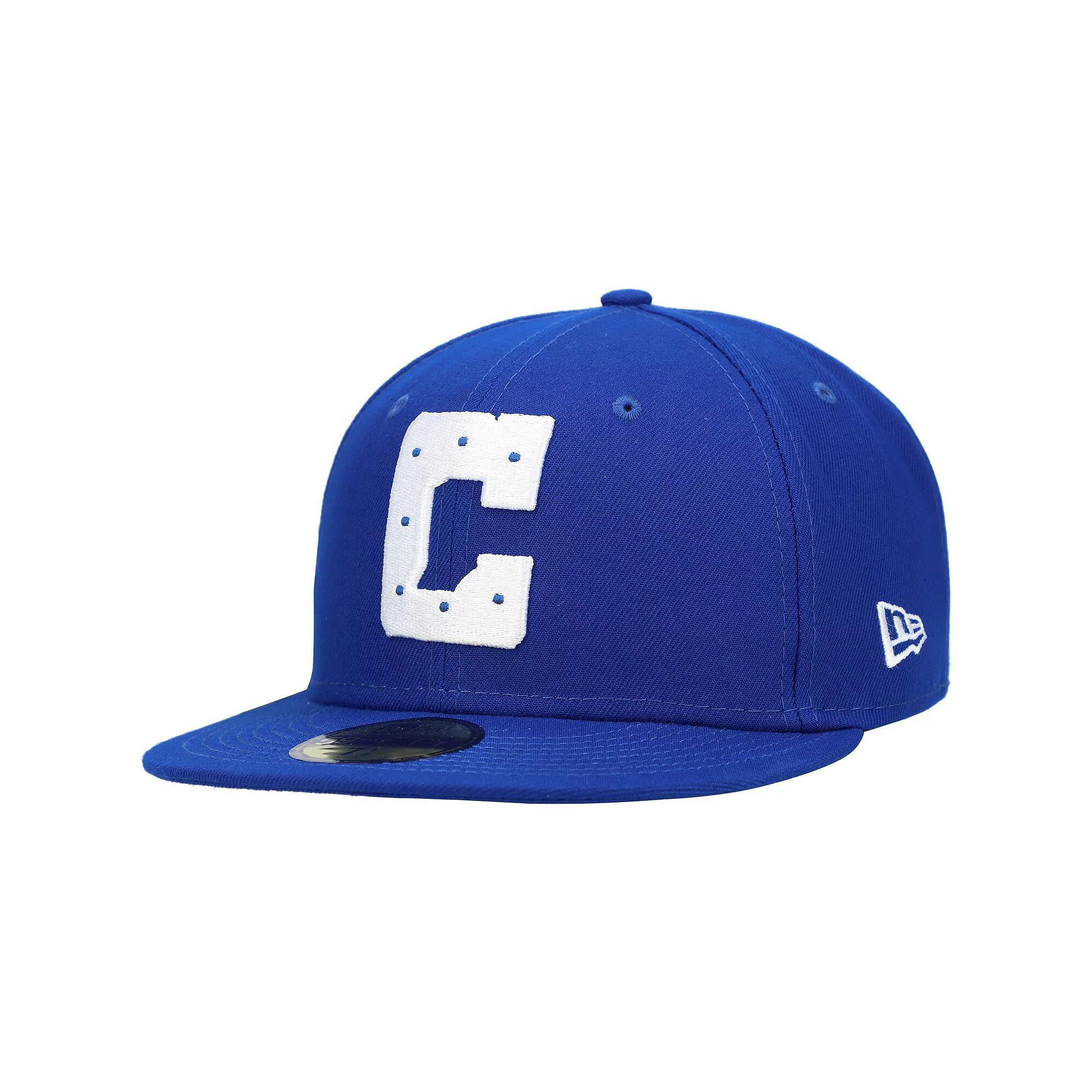 Men's New Era Royal Indianapolis Colts Logo Omaha 59FIFTY Fitted Hat,  Product Image