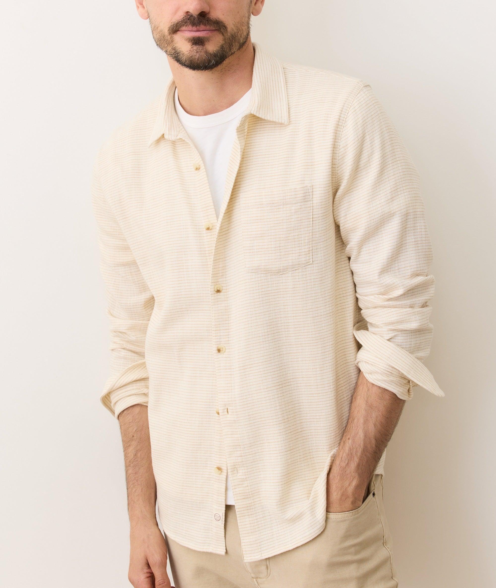 Stretch Selvage Long Sleeve Shirt Product Image