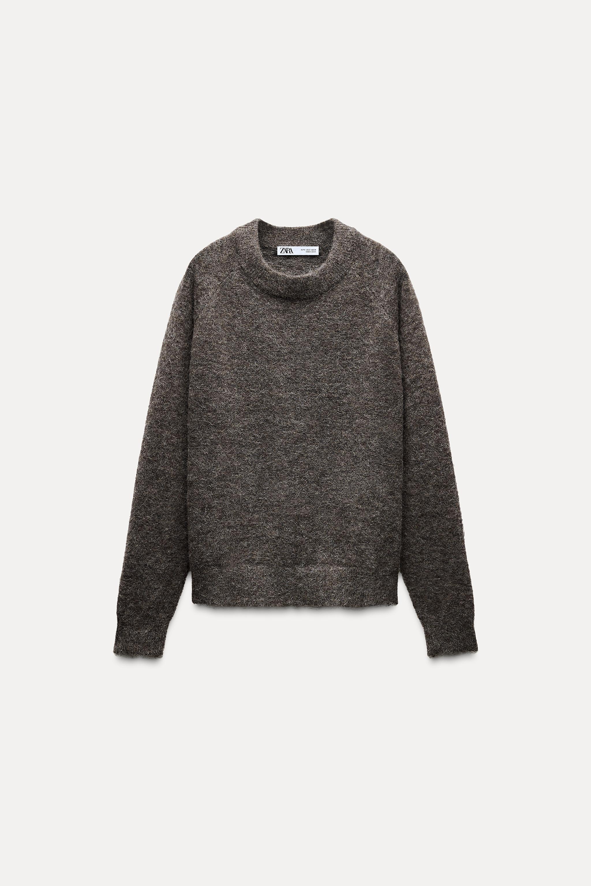 WOOL AND ALPACA PLAIN SWEATER Product Image