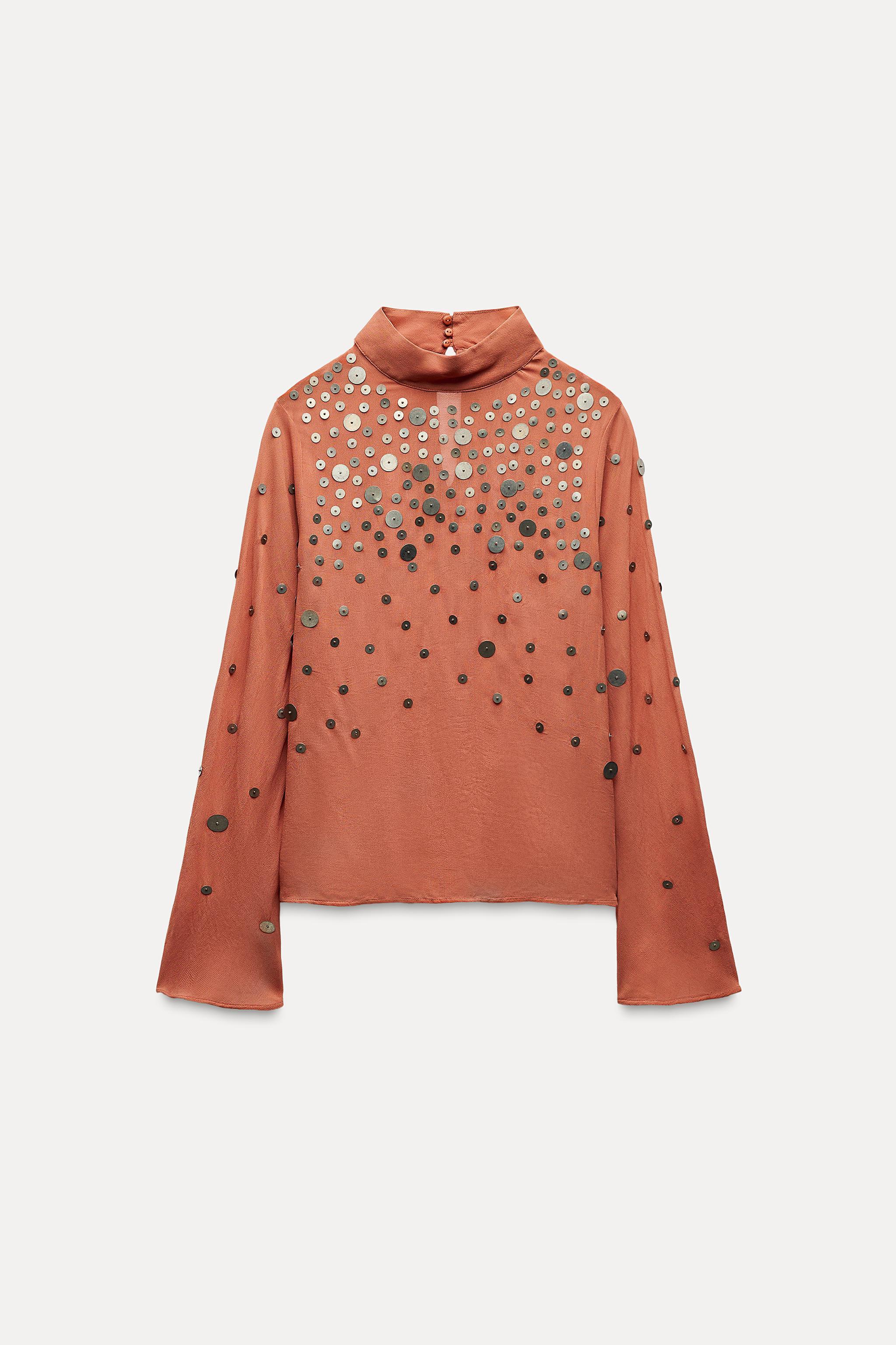 STUDDED BLOUSE ZW COLLECTION Product Image