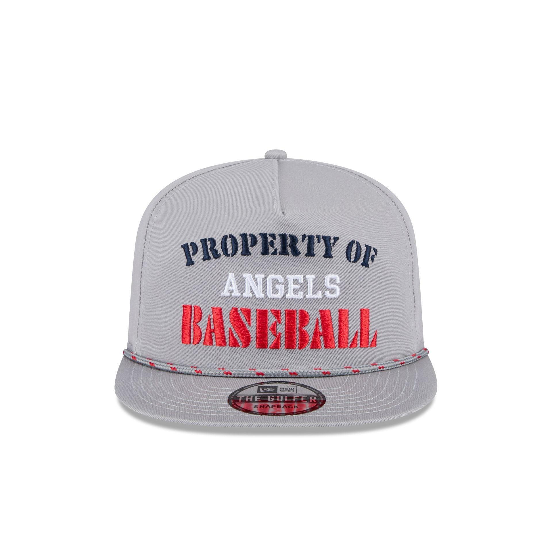 Los Angeles Angels Vintage Gray Rope Golfer Hat Male Product Image