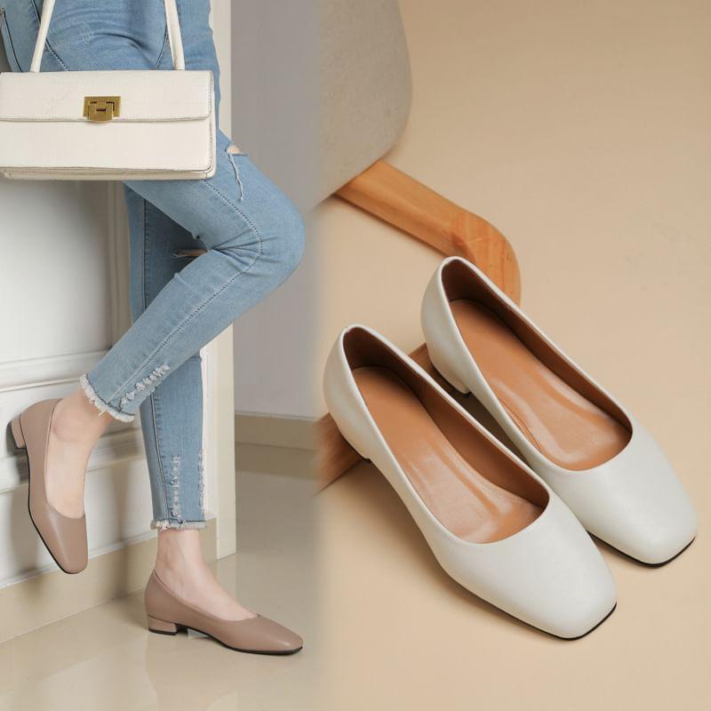 Low Heel Pointed Pumps Product Image