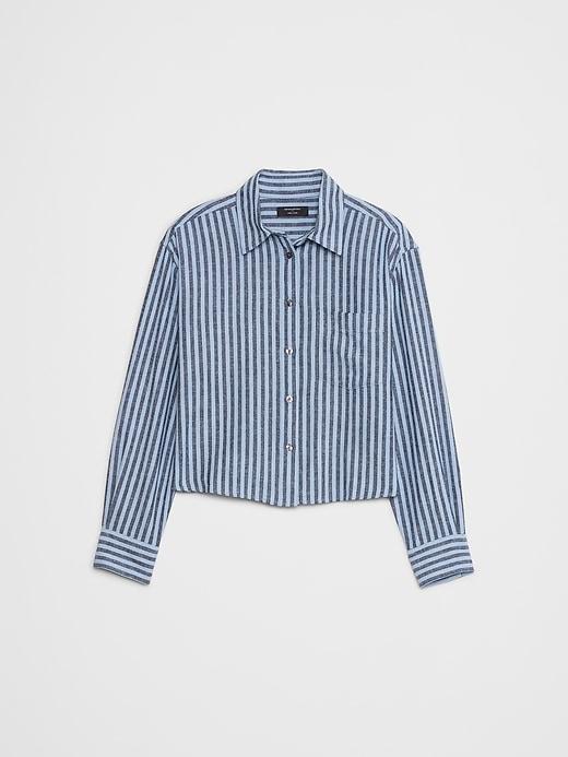 Boxy Button-Down Shirt Product Image