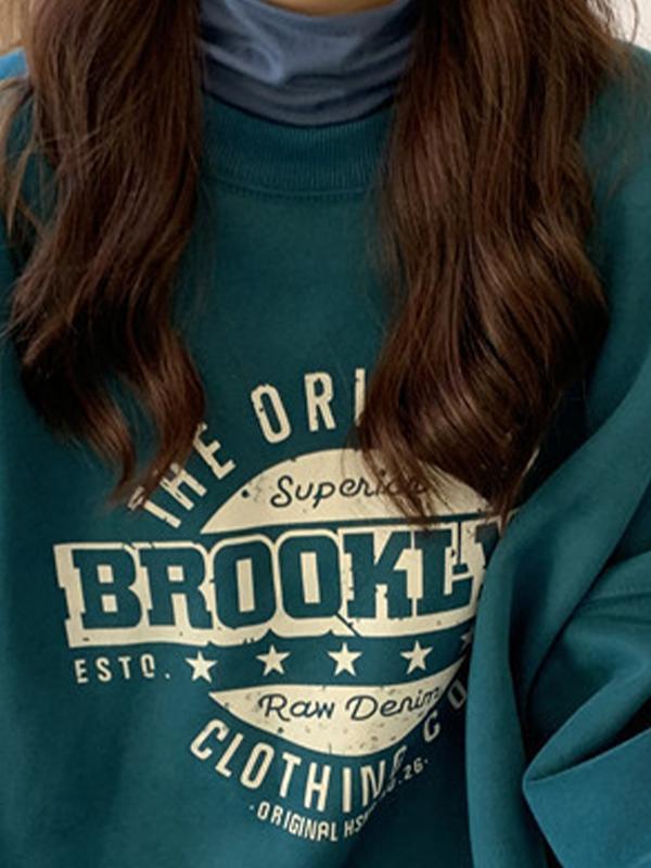 Brooklyn Graphic Crew Sweatshirt Product Image