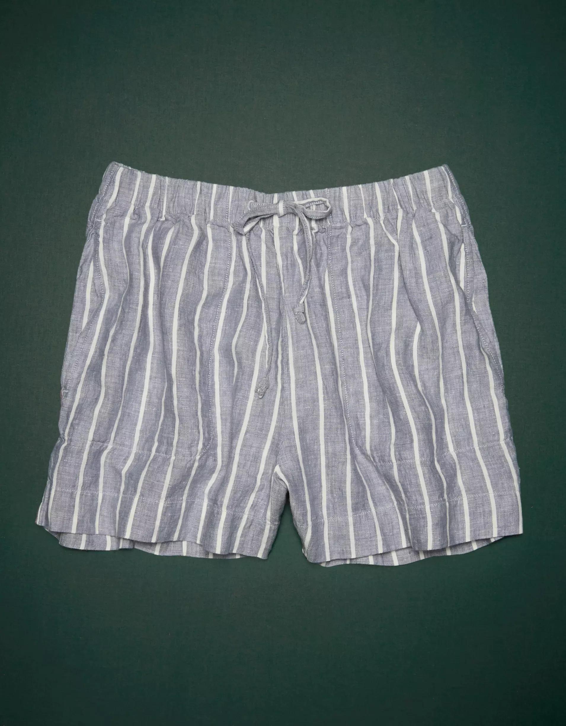 AE77 Premium Linen Pull-On Short Product Image