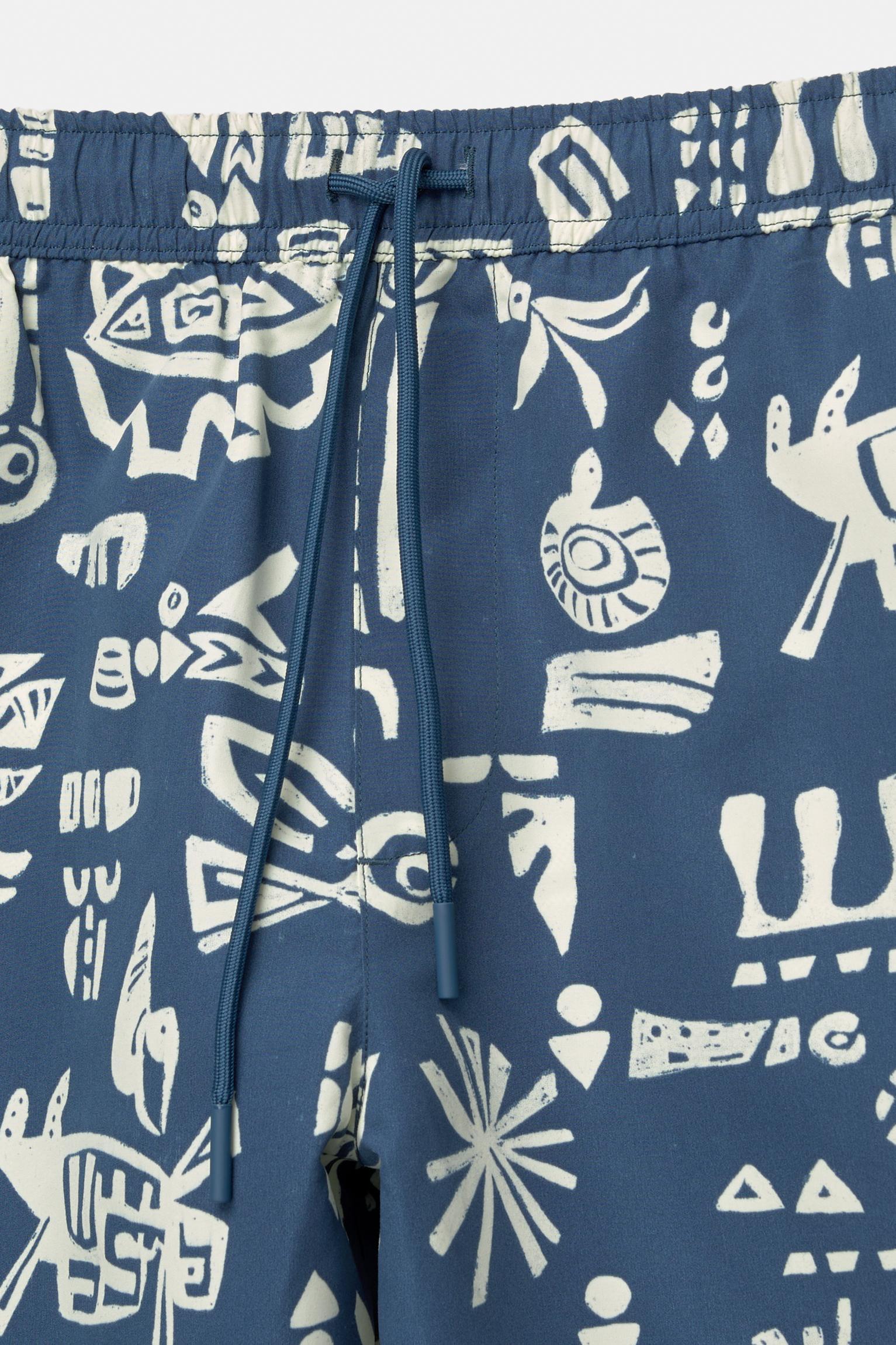 Animal print board shorts Product Image