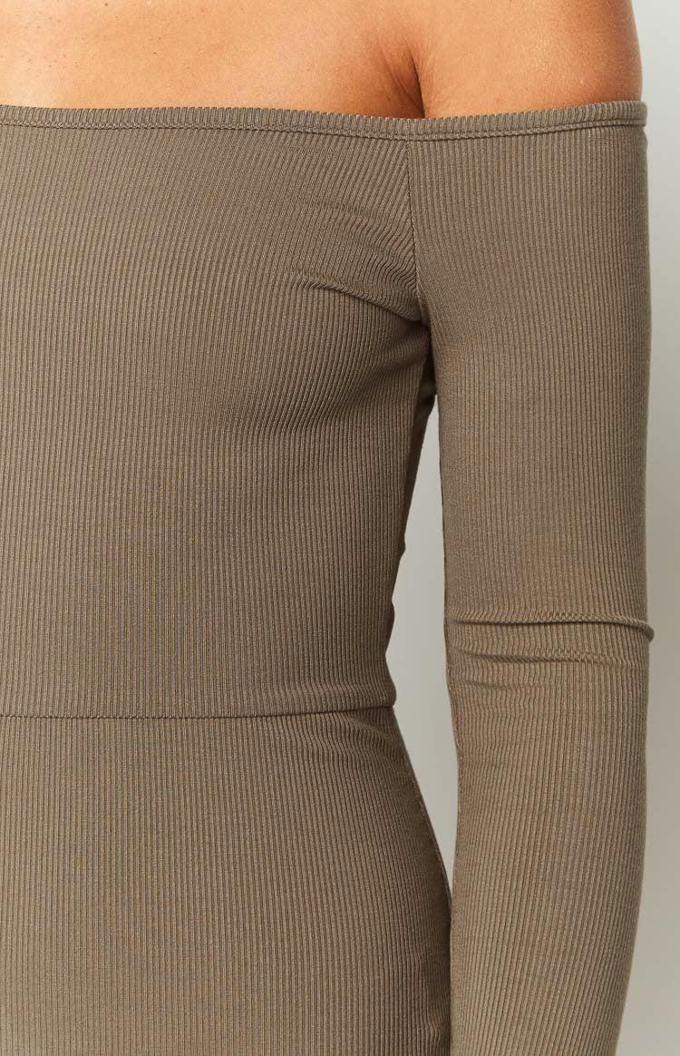 Raleigh Brown Long Sleeve Playsuit Product Image