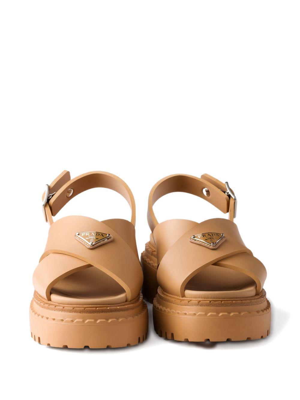 55mm cross-strap platform sandals Product Image