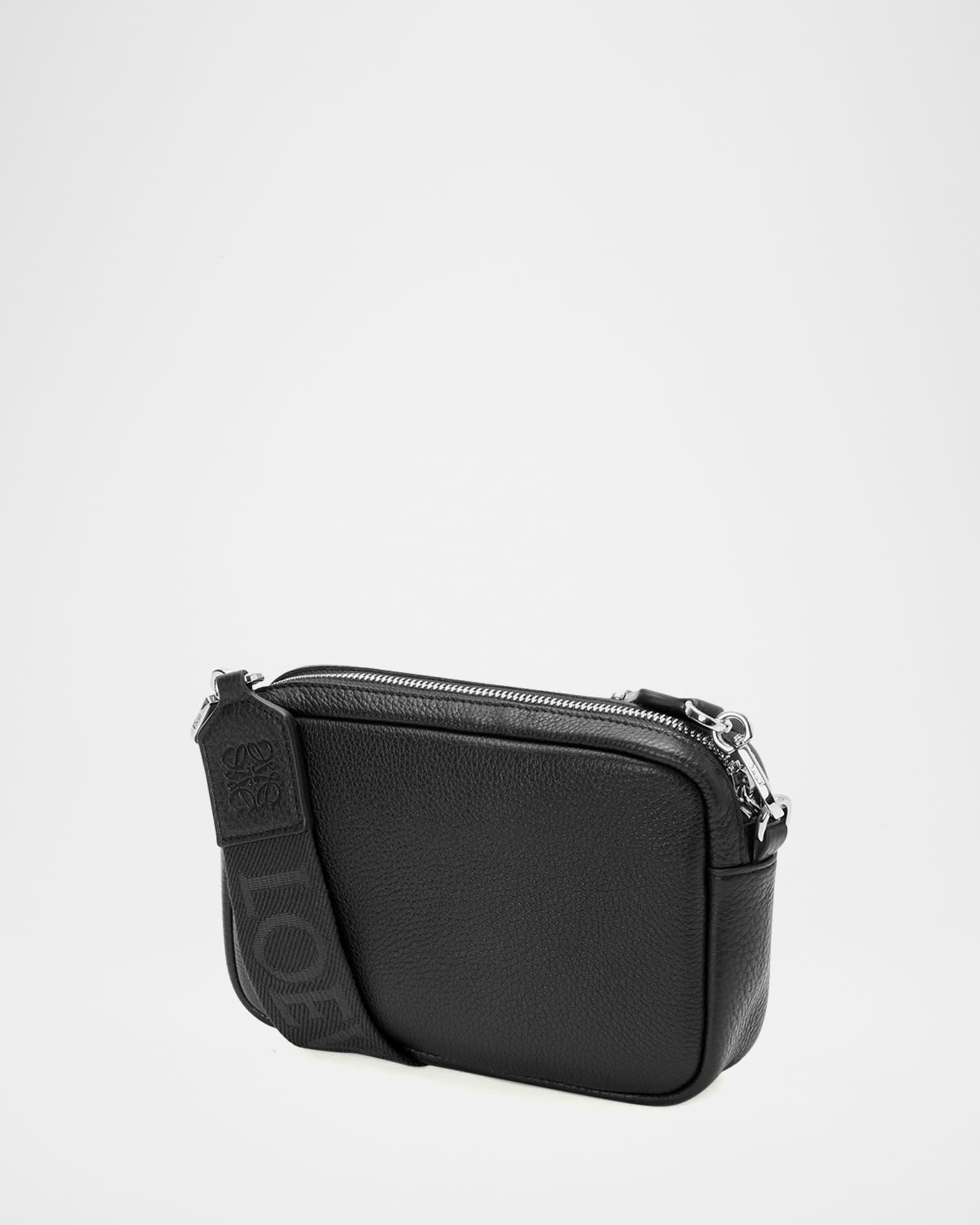 Men's Pebble Leather Camera Bag  Product Image
