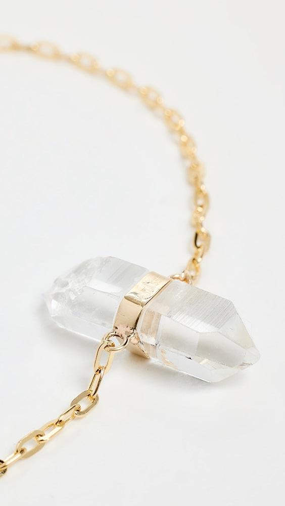 JIA JIA Crystal Quartz Gold Chain Bracelet | Shopbop Product Image