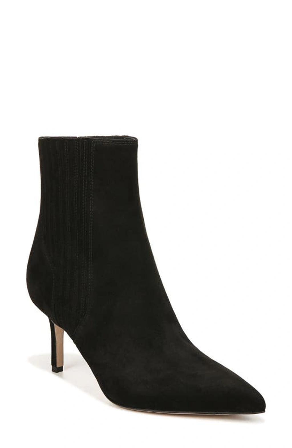 Lisa Suede Stiletto Ankle Booties Product Image