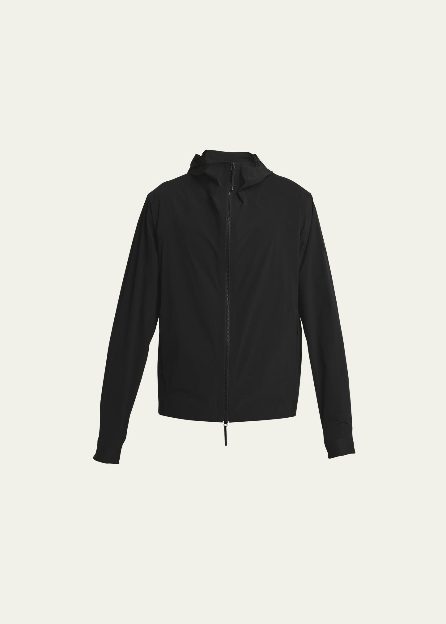 Mens Kurz Nylon Hooded Jacket Product Image