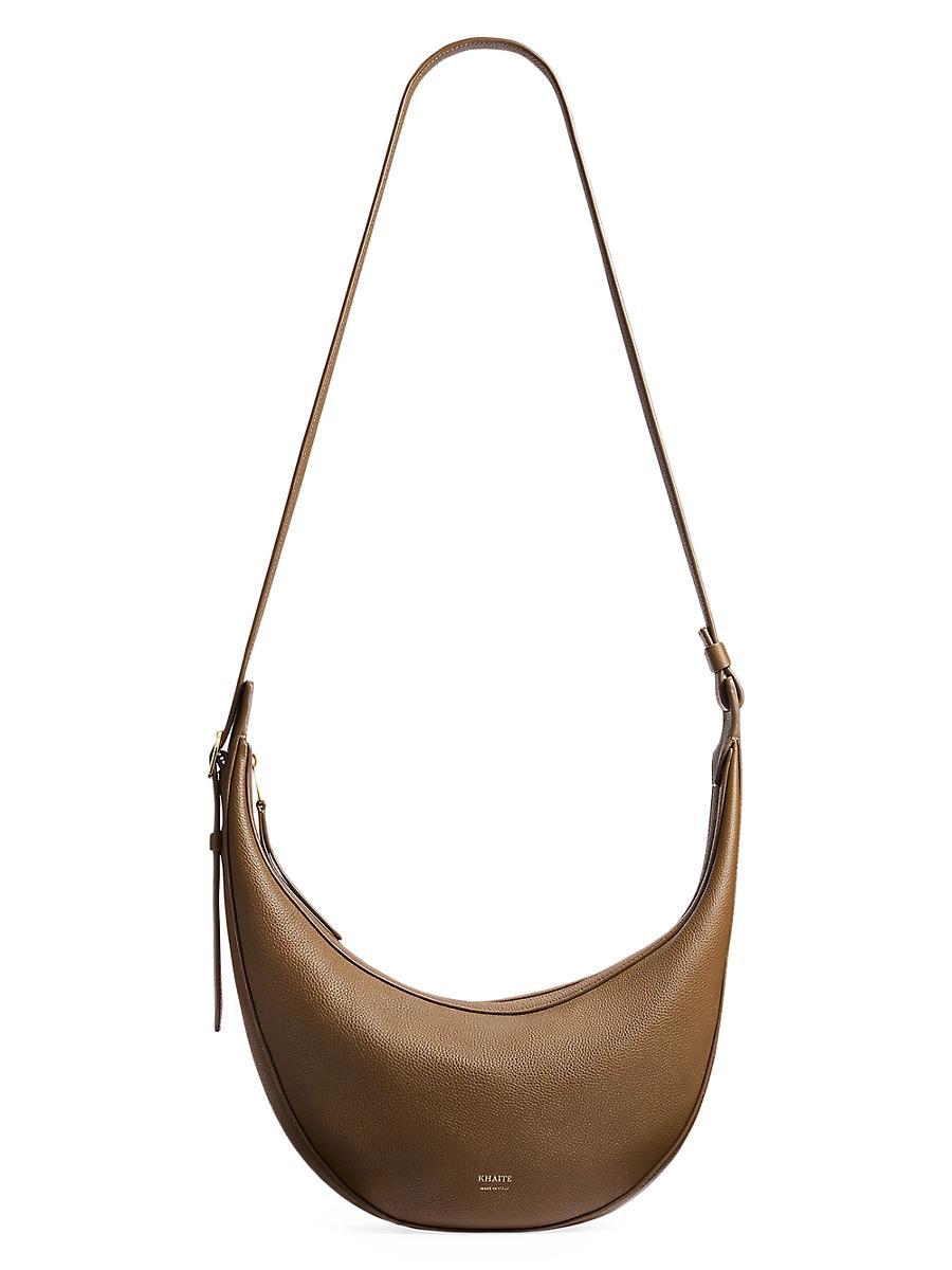 Womens Small Augustina Leather Crossbody Bag Product Image