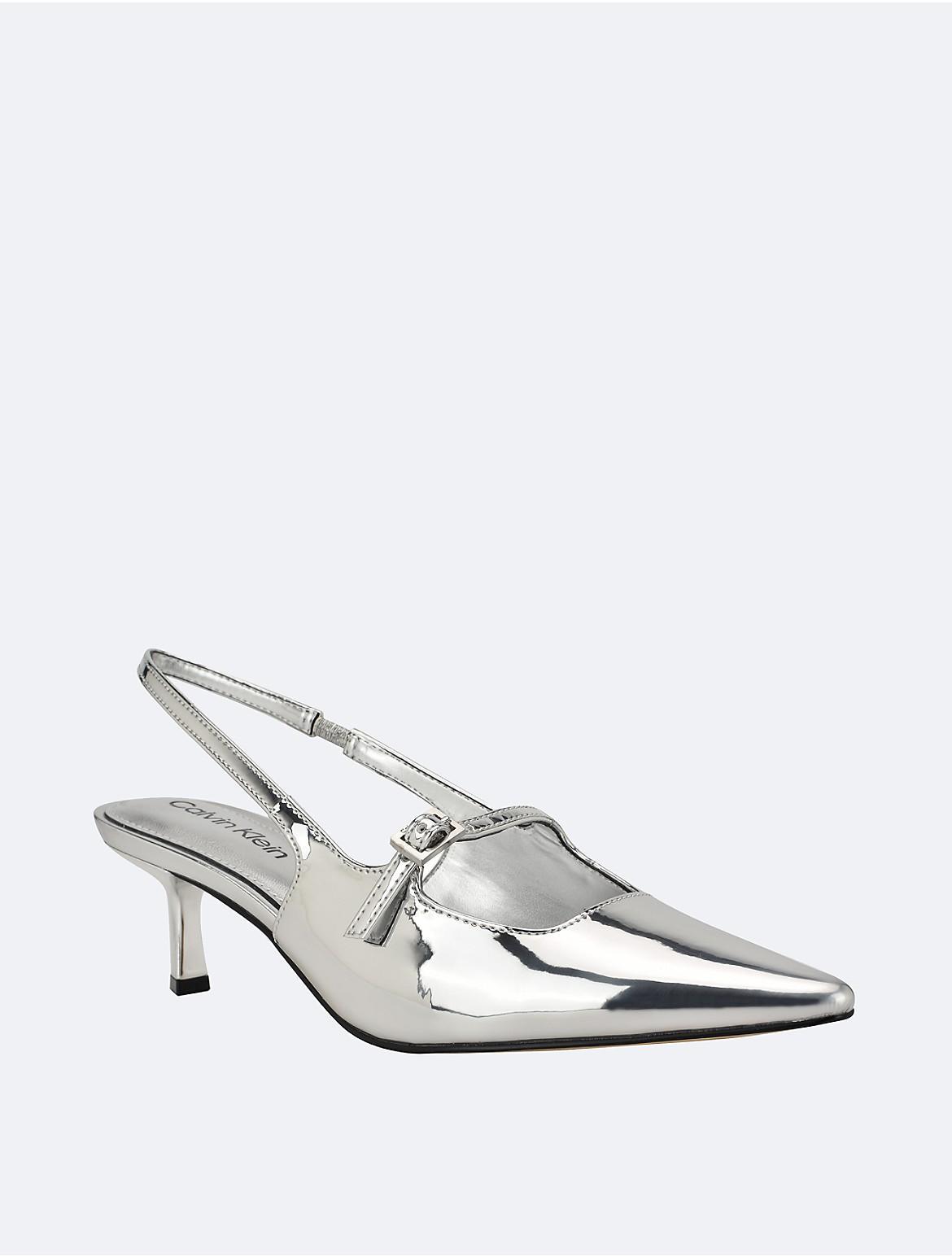 Calvin Klein Womens Womens Kallien Heel - Metallic - 8 Product Image