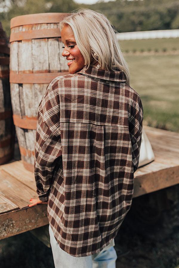 Cabin Cutie Plaid Button Up Product Image