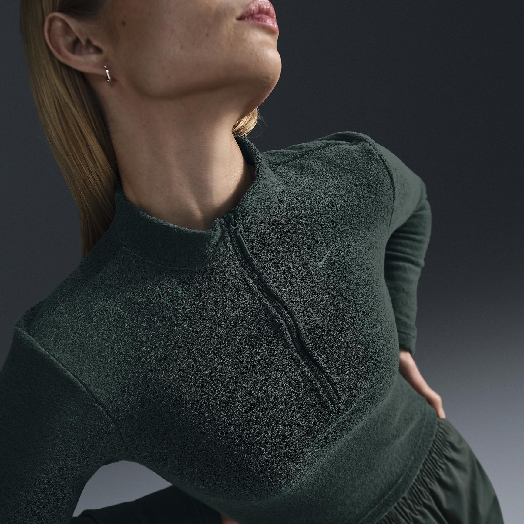 Nike Sportswear Phoenix Plush Women's Slim Long-Sleeve Cozy Fleece 1/2-Zip Top Product Image