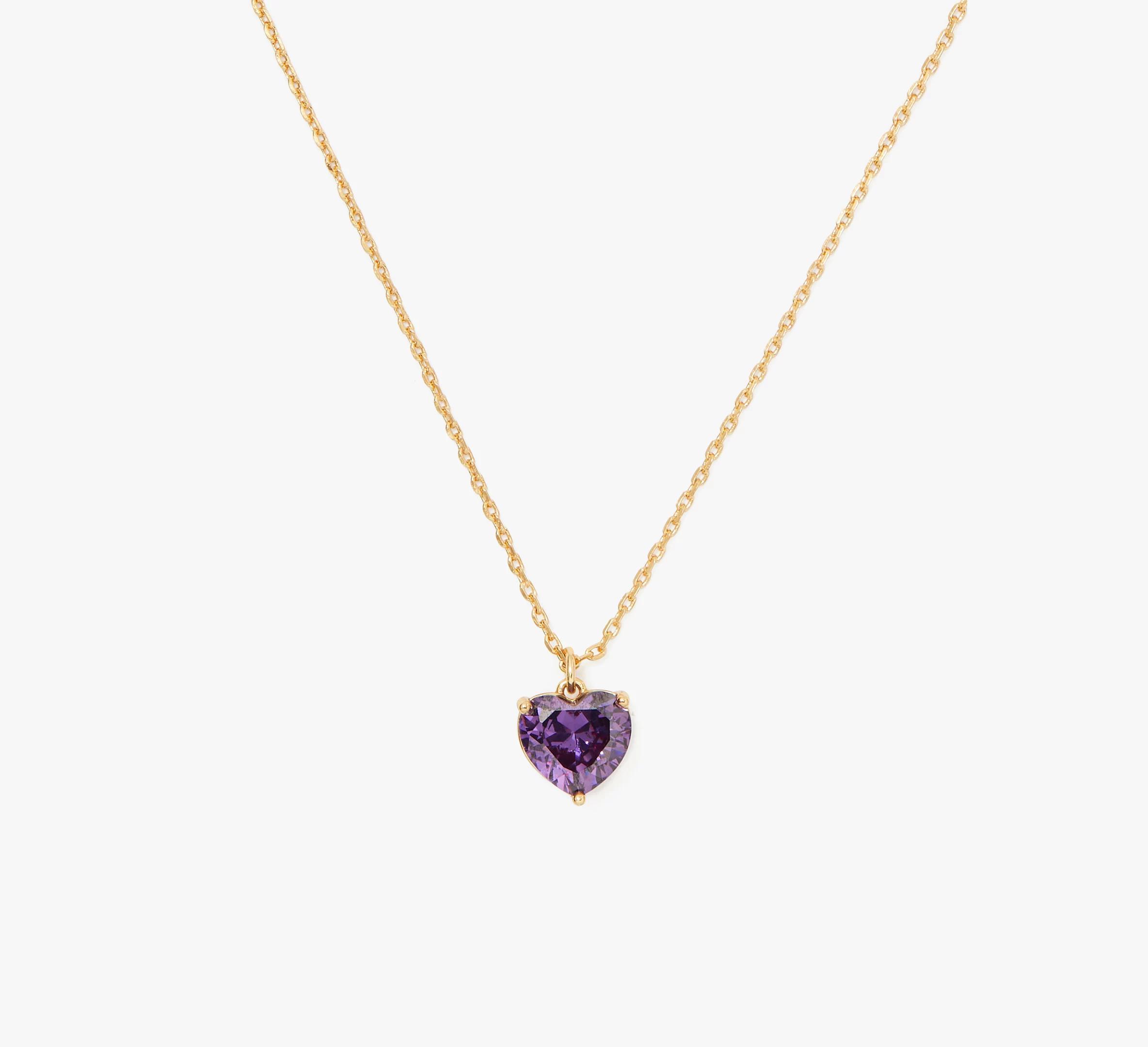 kate spade new york My Love April Birthstone Heart Pendant Necklace, 16-19 Product Image