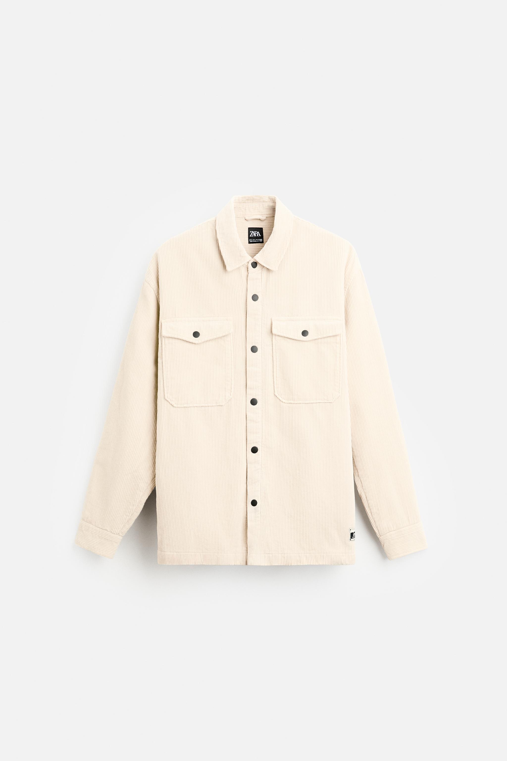 PADDED CORDUROY OVERSHIRT Product Image