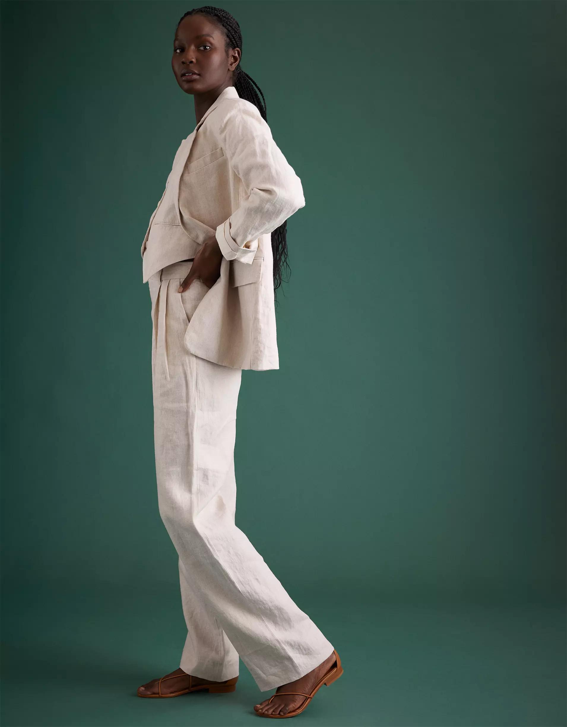 AE77 Premium Linen Trouser Product Image