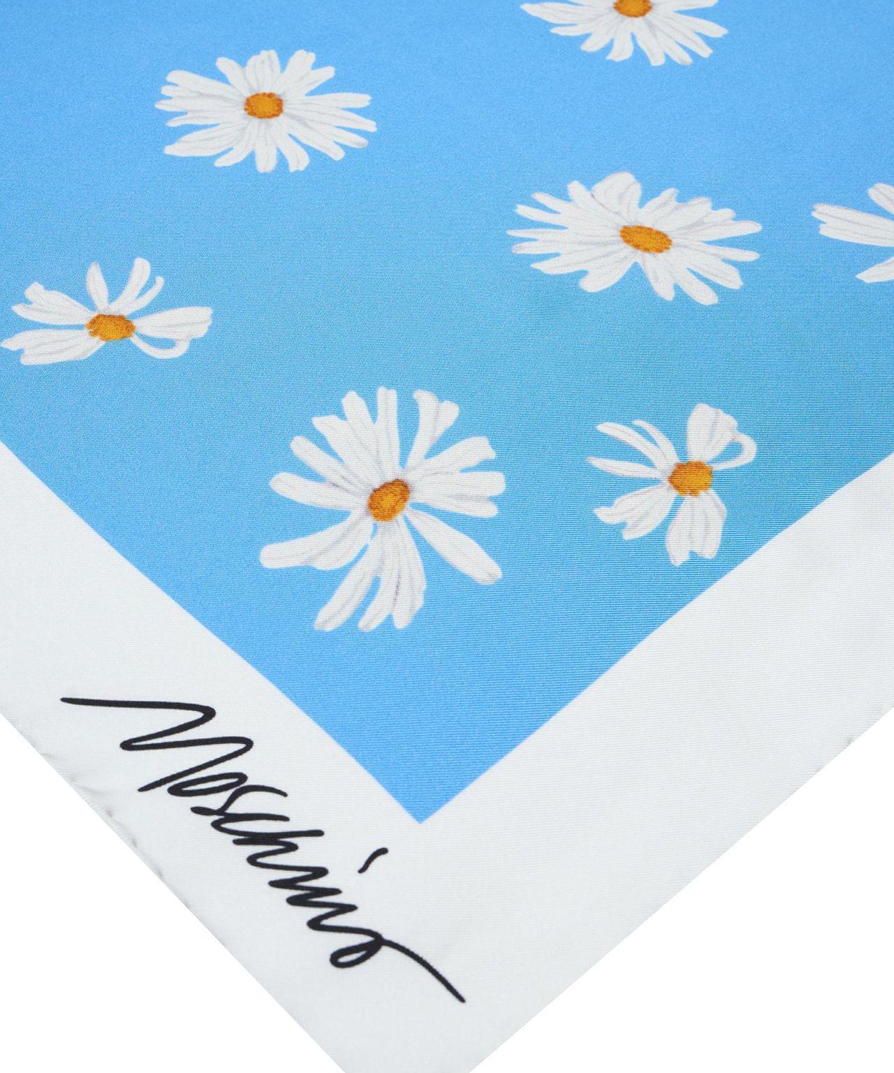 Silk scarf with floral pattern Product Image