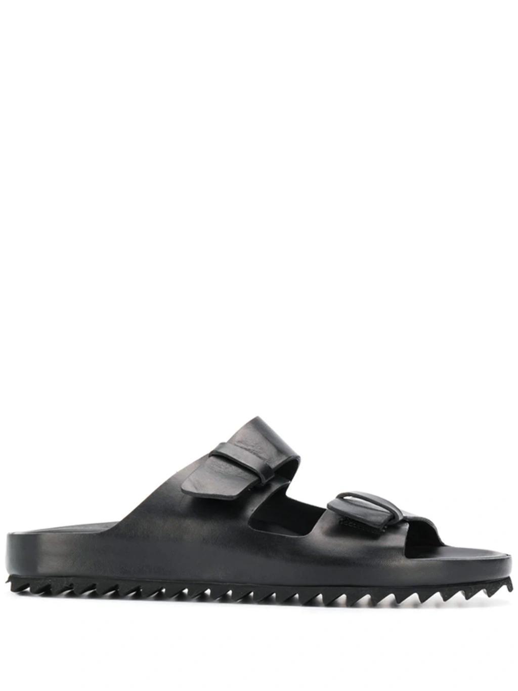 OFFICINE CREATIVE Pelagie Leather Sandals In Black Product Image