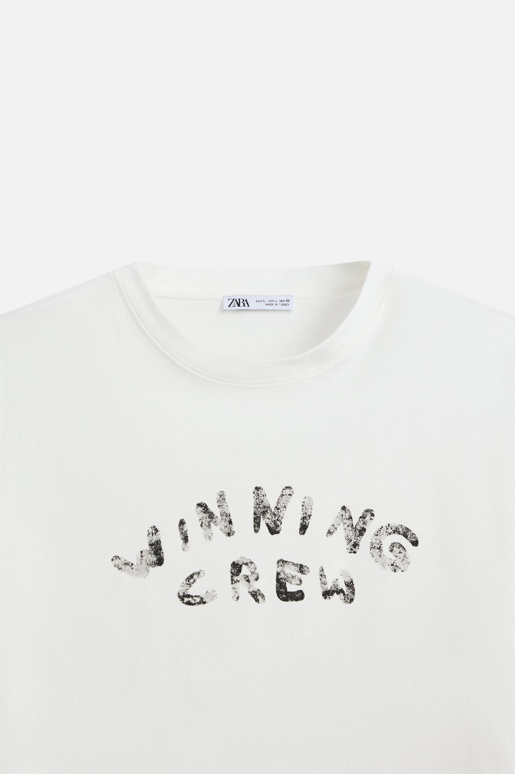 TEXT PRINT T-SHIRT Product Image