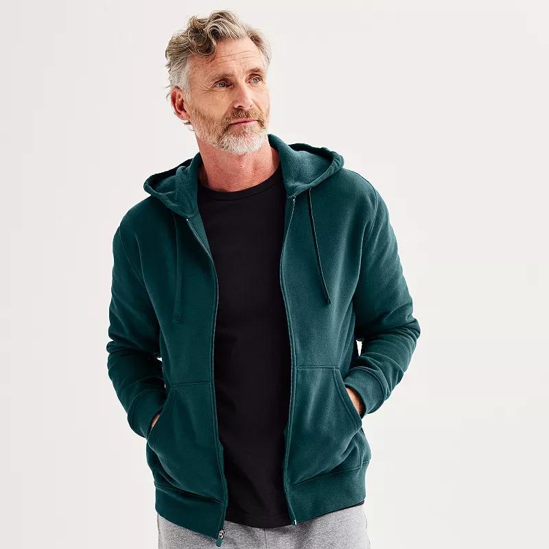 Men's Tek Gear® Ultra Soft Fleece Zip Front Hoodie,  Product Image