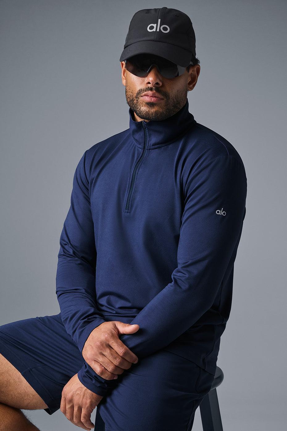 Conquer 1/4 Zip Reform Long Sleeve - Navy Male Product Image