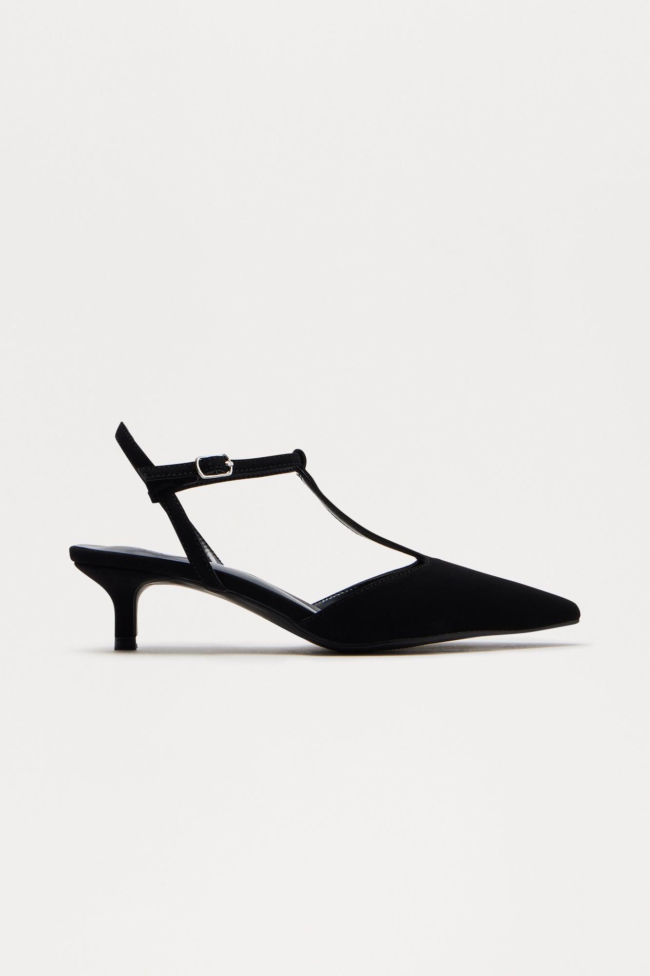 Signal Patent Kitten Heel Pumps - Black Product Image