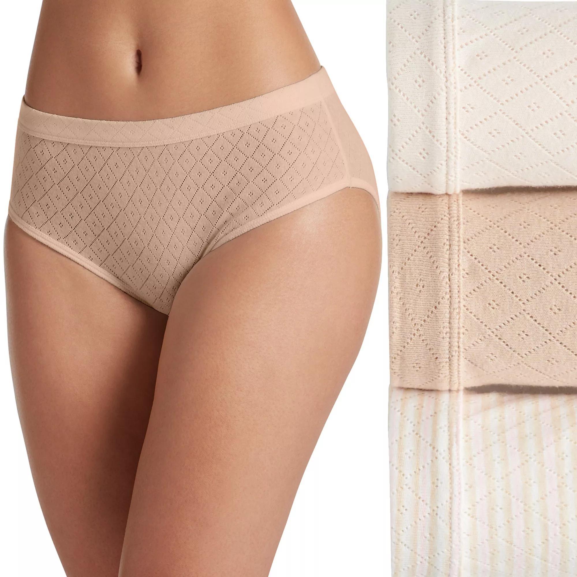 Womens Jockey 3-pk. Elance Breathe Hipster Panty Set 1540 Product Image