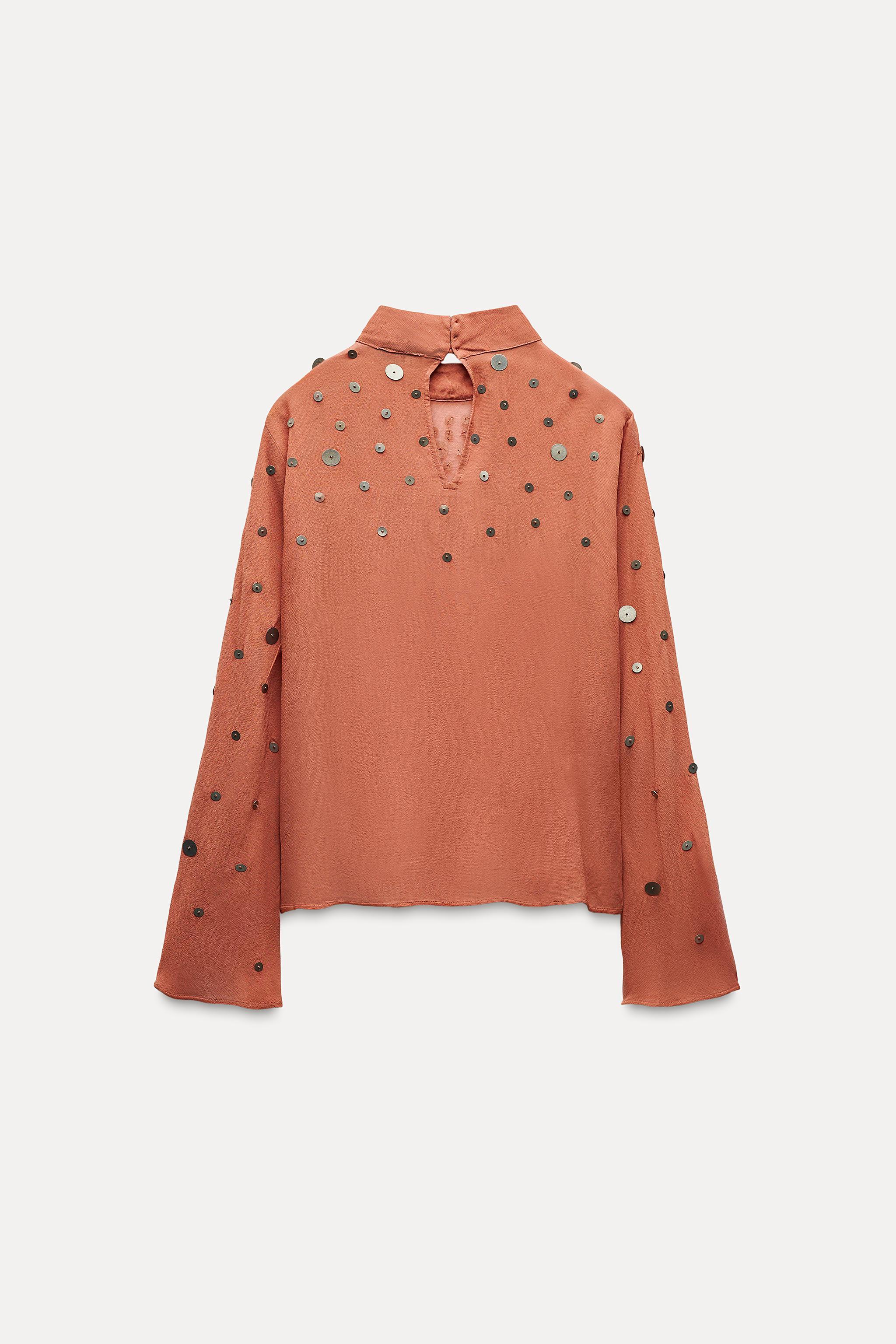 STUDDED BLOUSE ZW COLLECTION Product Image