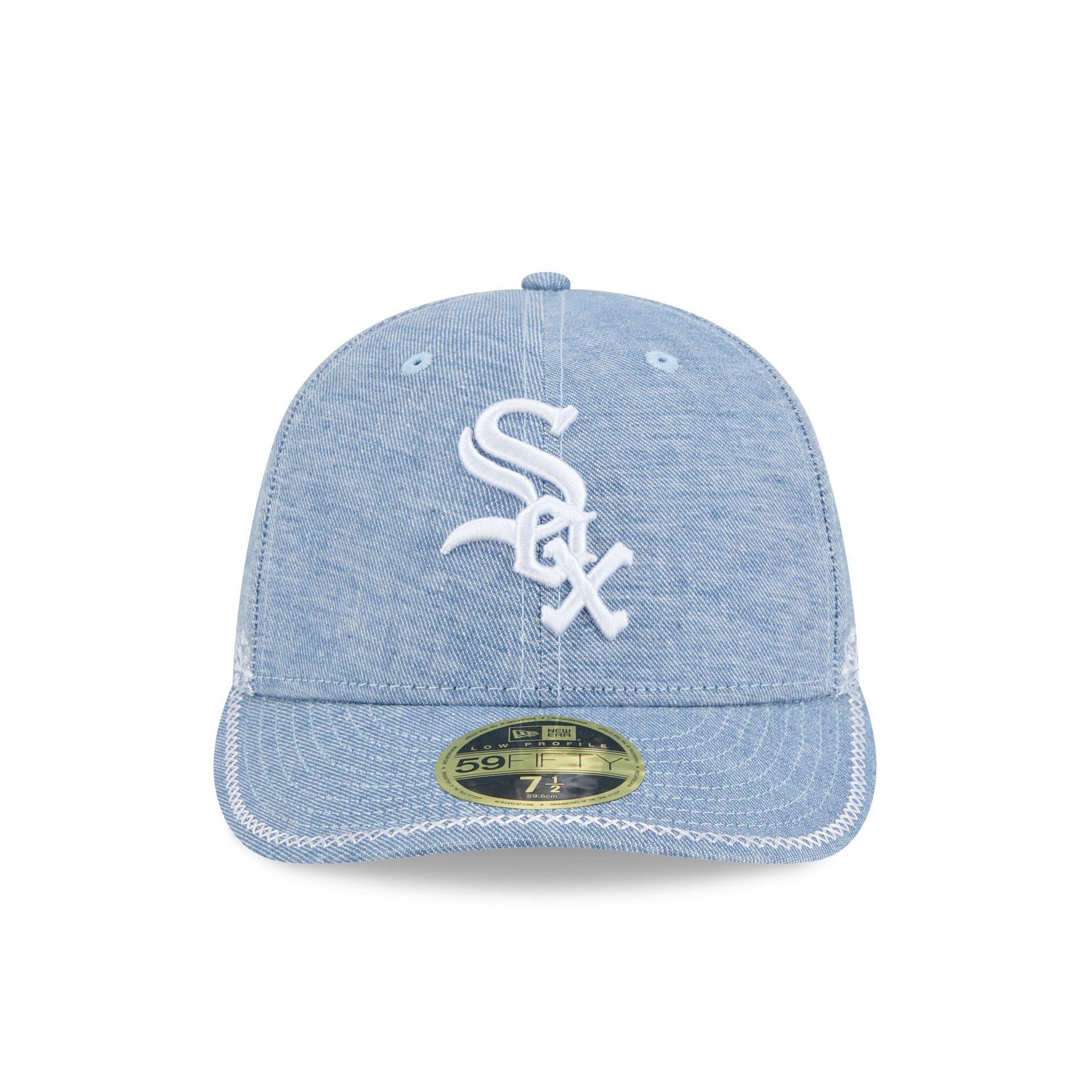 Chicago White Sox Hand Stitched Chambray Low Profile 59FIFTY Fitted Hat Male Product Image