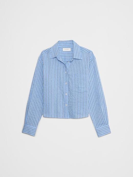Boxy Button-Down Shirt Product Image