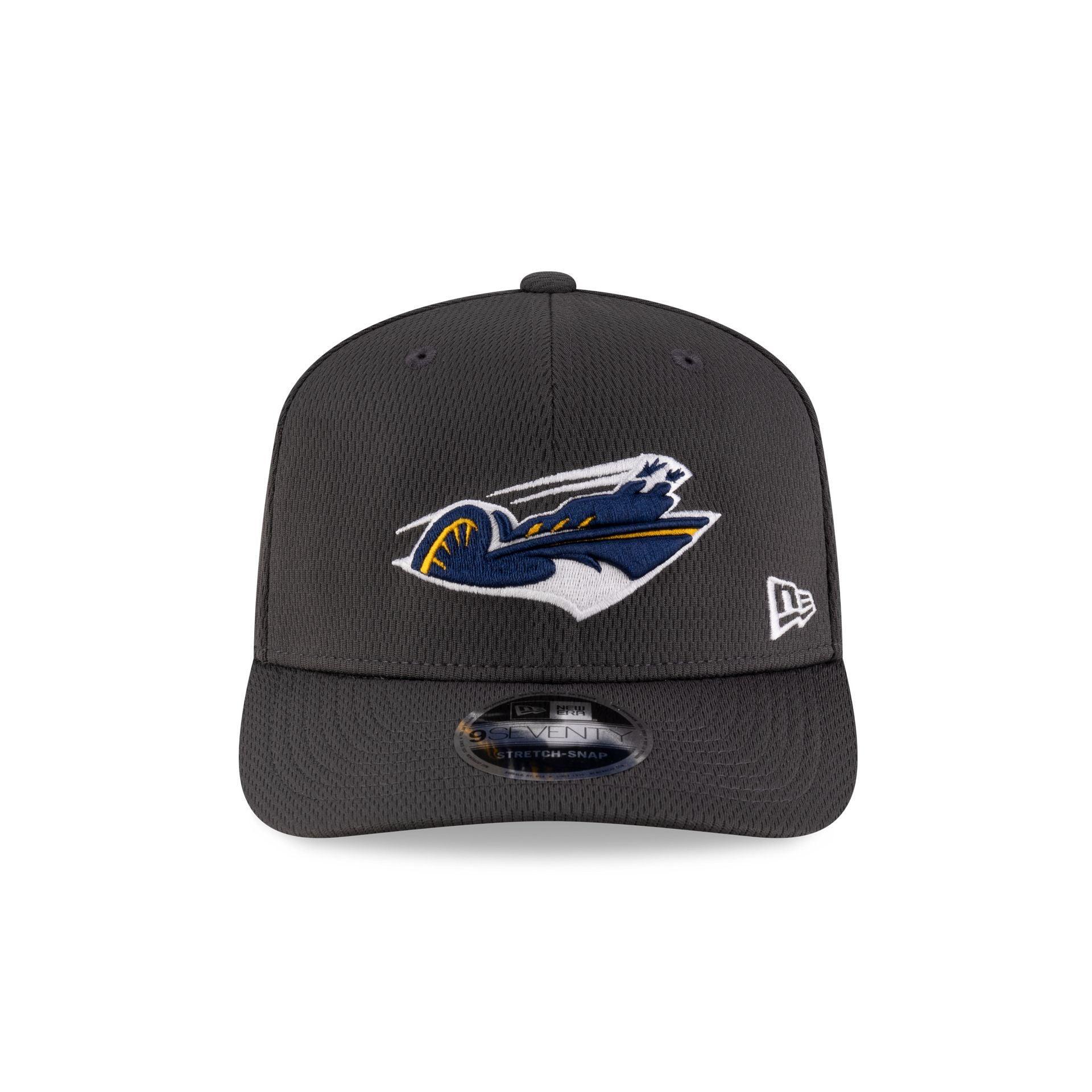 Memphis Showboats Gray 9SEVENTY Stretch-Snap Hat Male Product Image