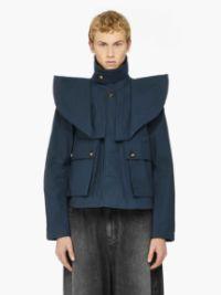 OVERSIZED COLLAR TRENCH JACKET in blue | JW Anderson US  Product Image