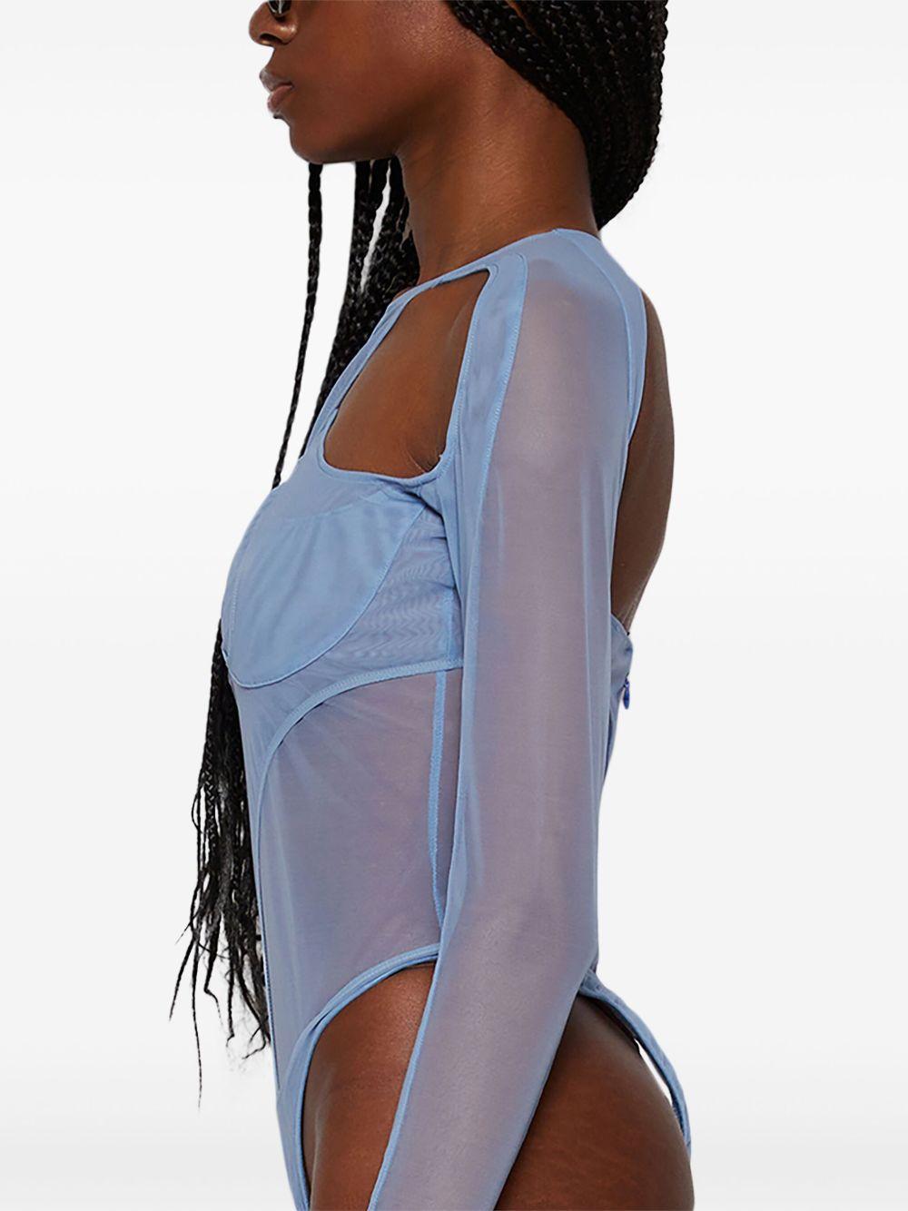 layered cut-out bodysuit Product Image