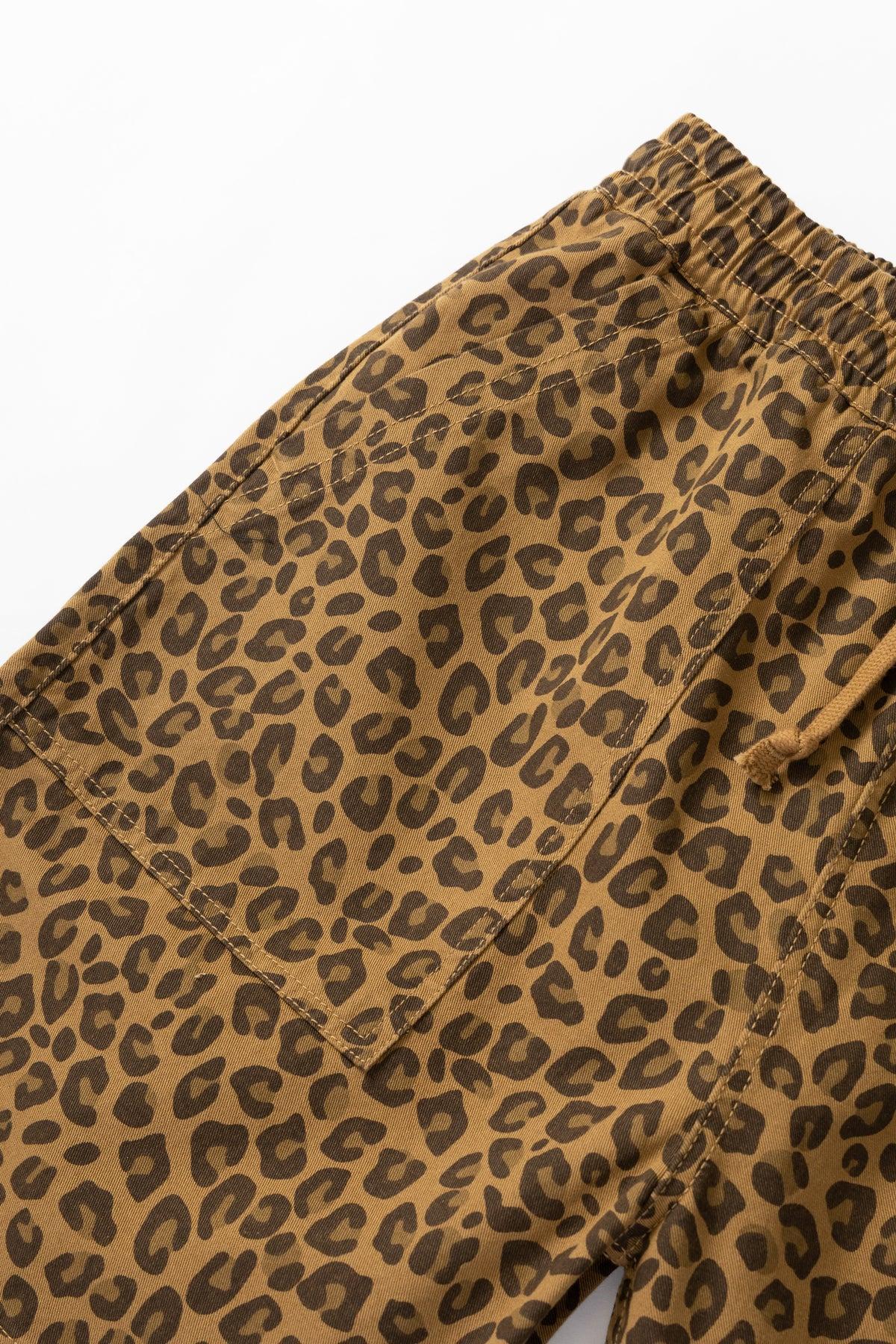 Patterned Chef Shorts - Leopard Product Image