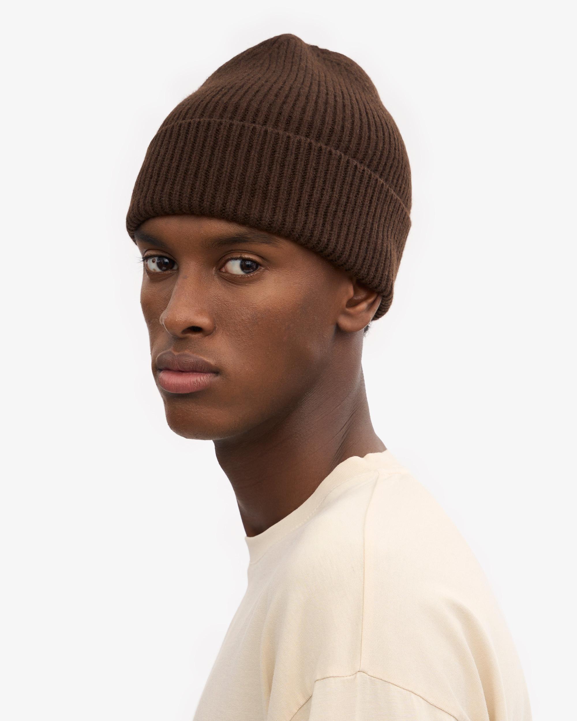 Merino Wool Beanie - Oxblood Red Product Image