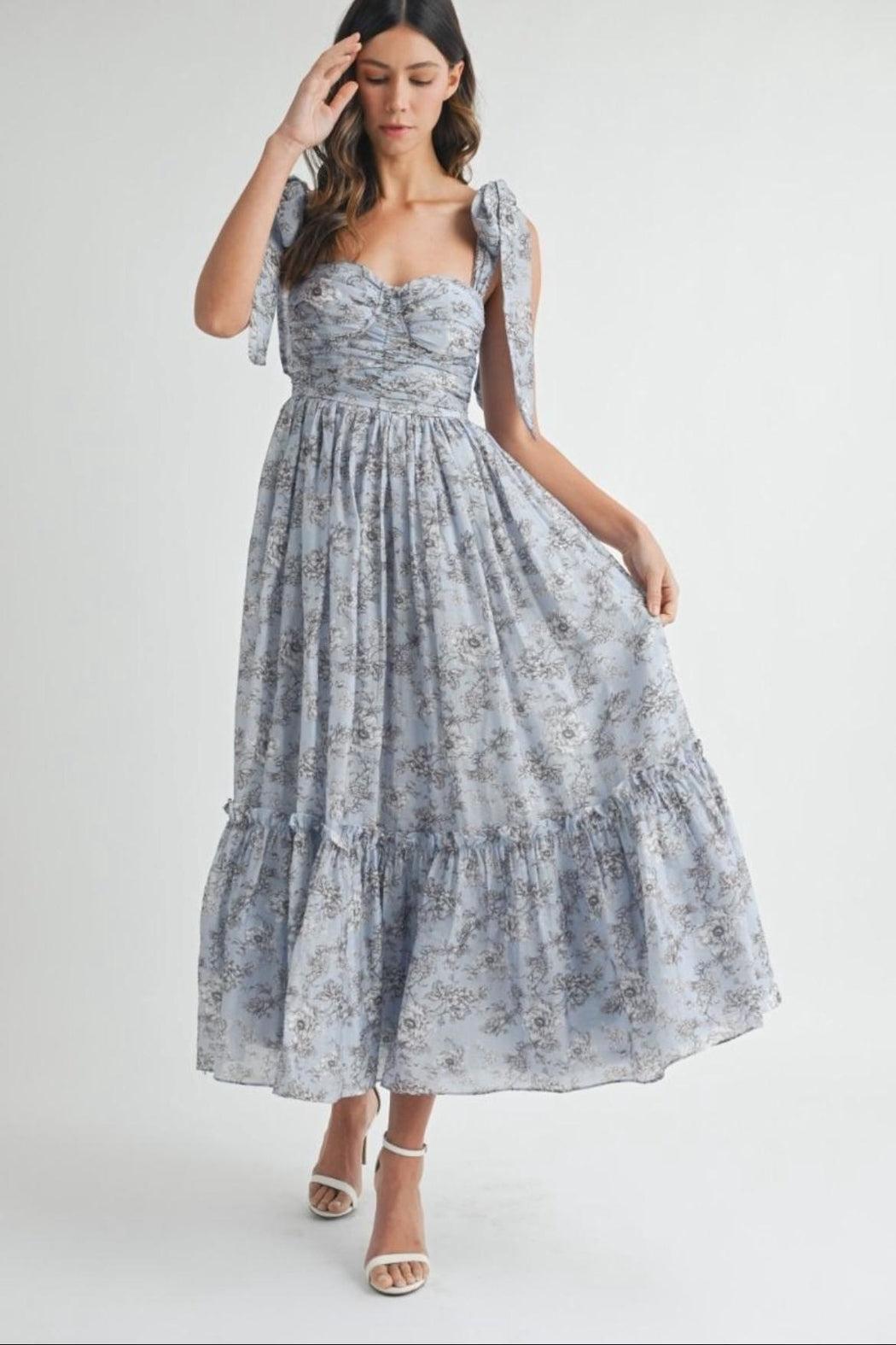 Floral Chiffon Dress Product Image