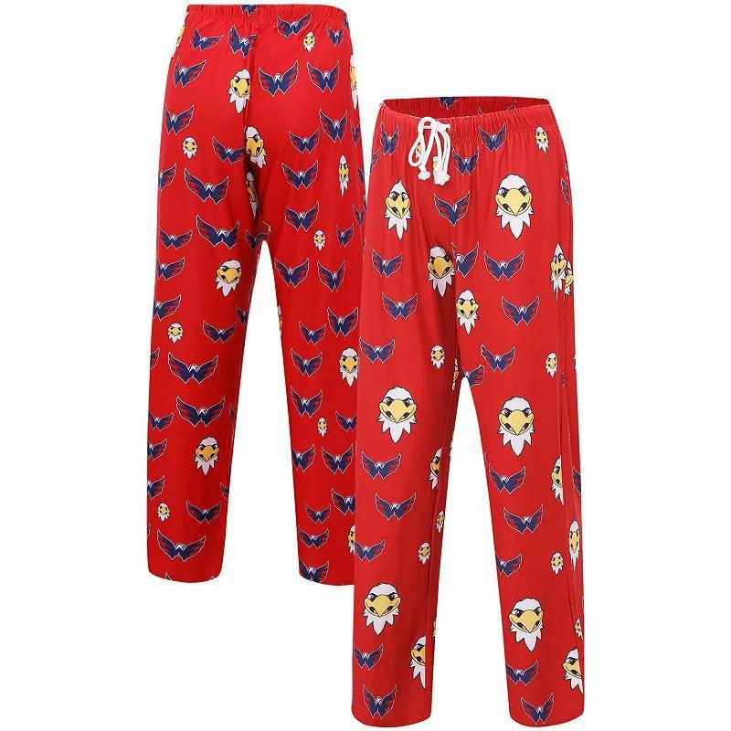 Womens Concepts Sport Washington Capitals Gauge Allover Print Knit Sleep Pants Product Image