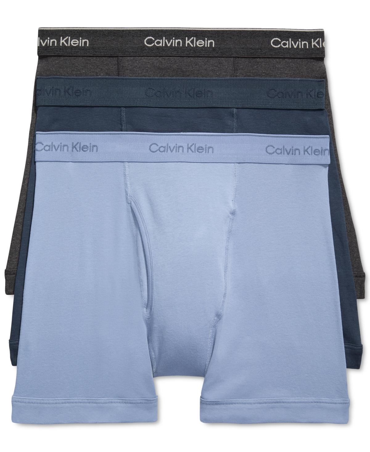 Men's Calvin Klein 3-Pack Cotton Classics Boxer Briefs, Size: XL, White Product Image