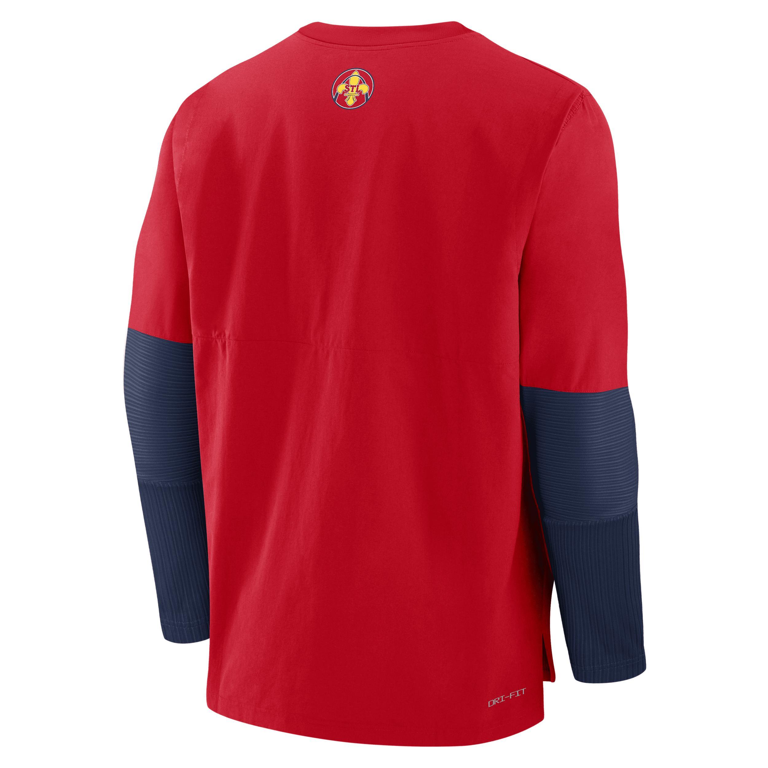 St. Louis Cardinals Authentic Collection City Connect Player Nike Men's Dri-FIT MLB Pullover Jacket Product Image