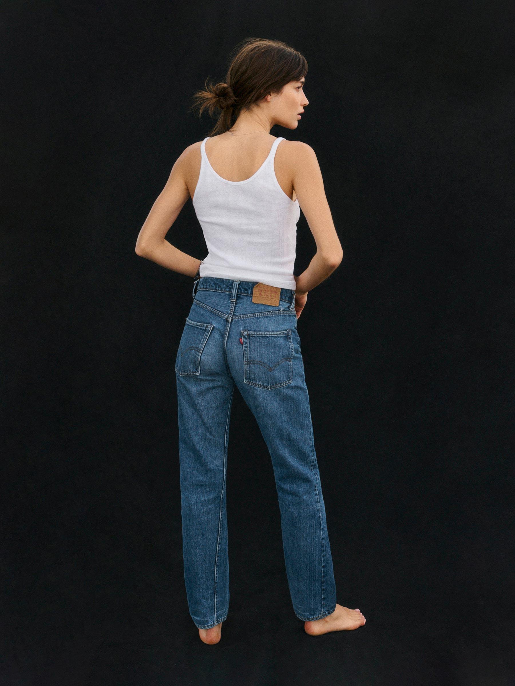 White Heirloom Rib Base Tank Product Image