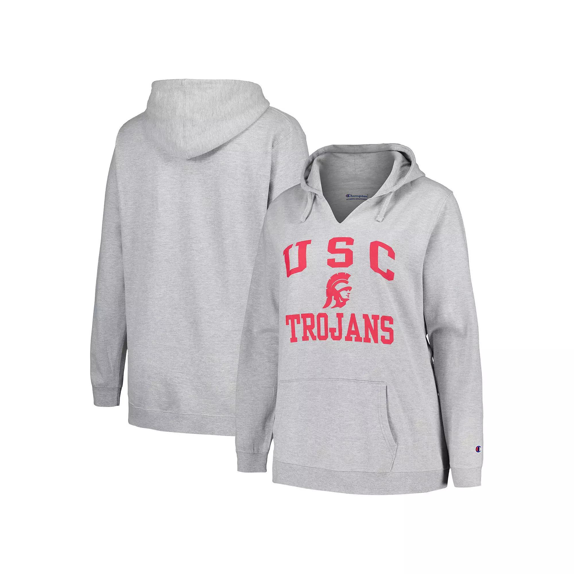 Women's Champion Heather Gray USC Trojans Plus  Product Image