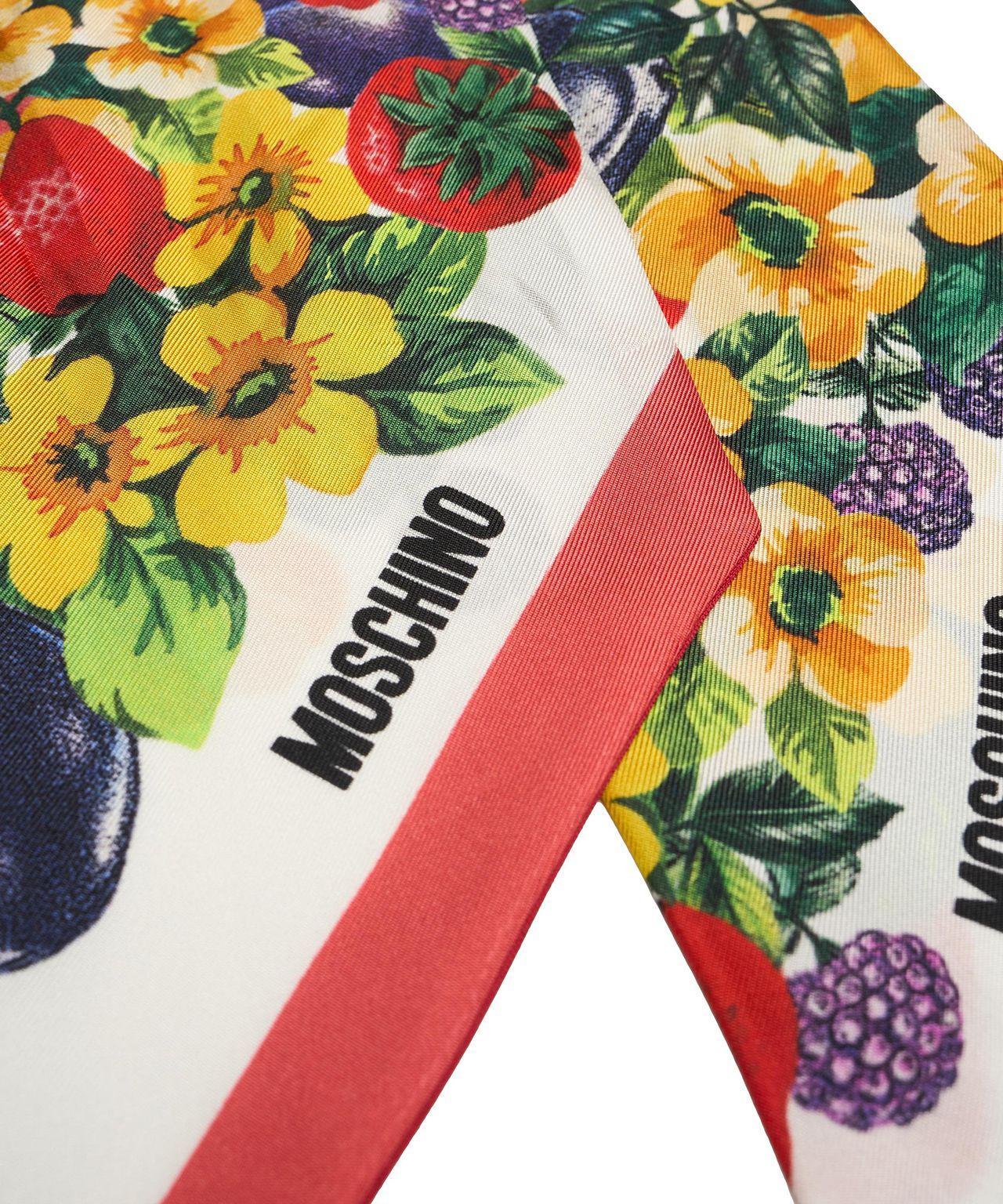 Silk foulard with print Product Image