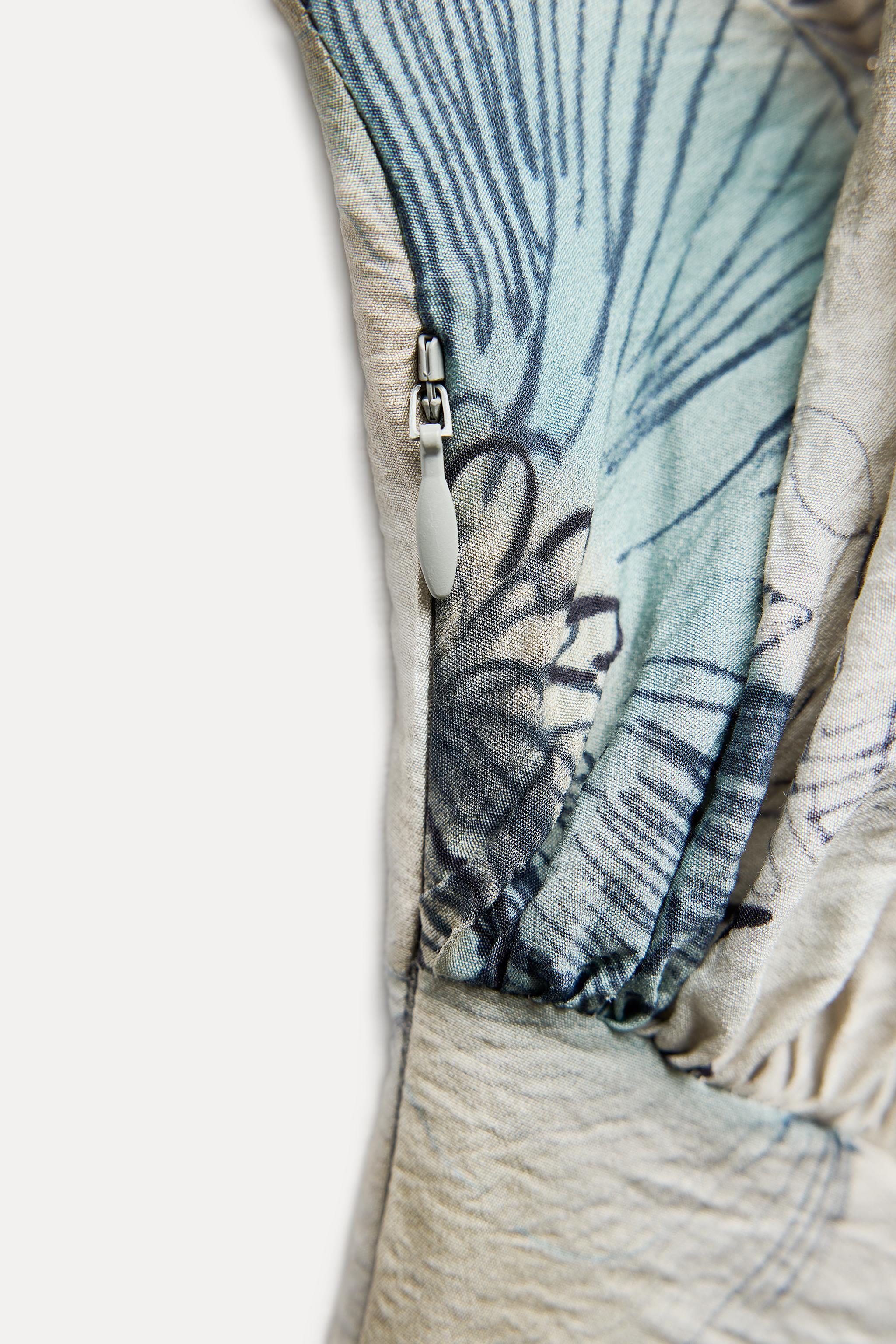 PRINTED MIDI DRESS ZW COLLECTION Product Image