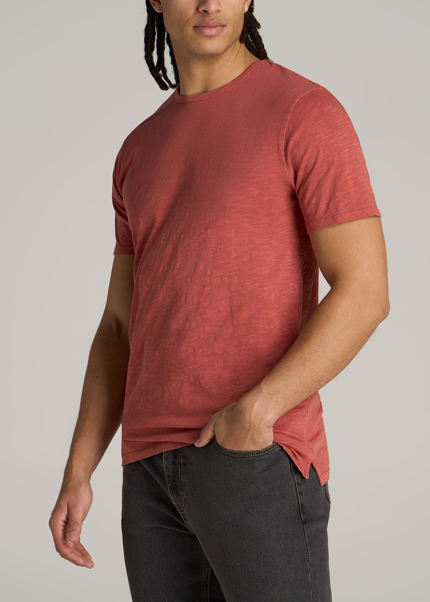 REGULAR-FIT Slub Tee in Charcoal - Tall Men's Shirts Product Image