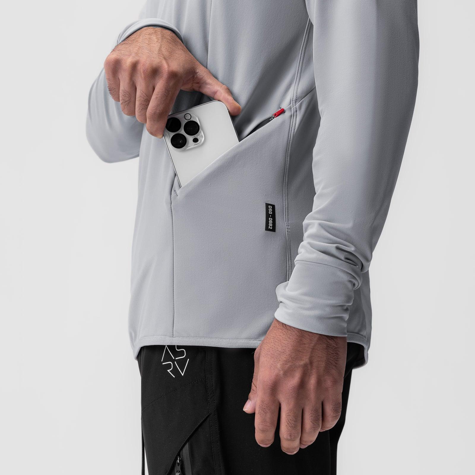 0682. Training Hoodie - Slate Grey "Cyber" Product Image