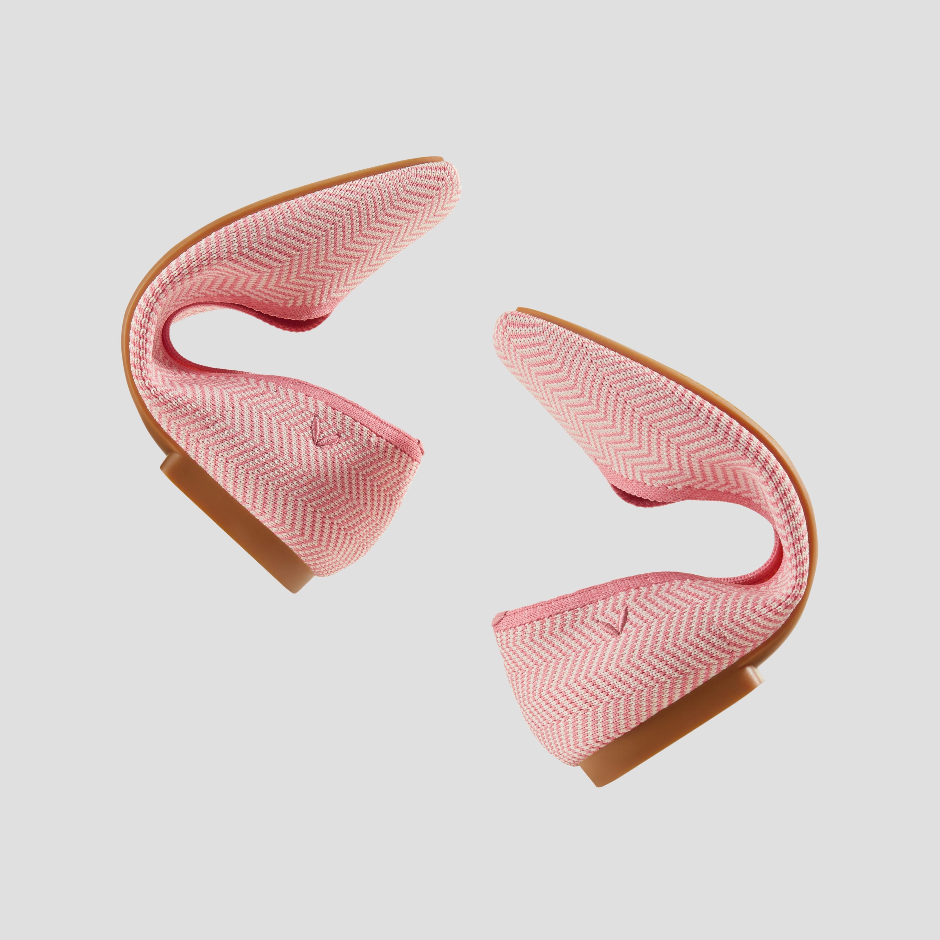 Square-Toe V-Cut Flats (Margot 2.0) Product Image