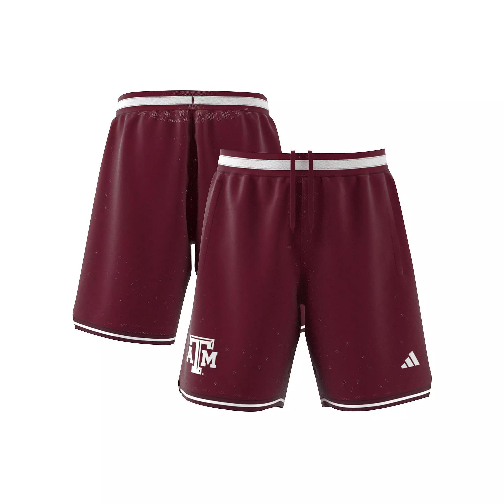 Men's adidas Scarlet Texas A&M Aggies Swingman Replica Basketball Shorts, Size: 2XL, Red Product Image